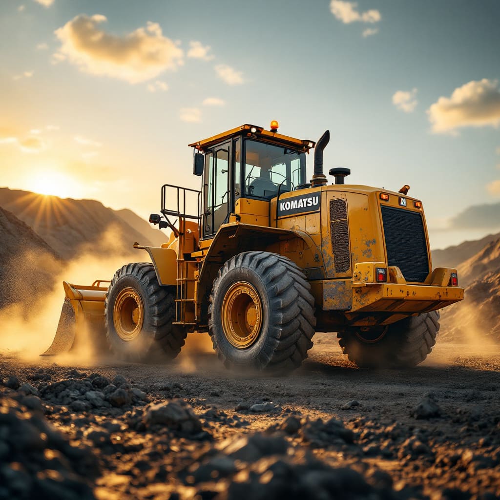 Brewster komatsu wa600 wheel loader
