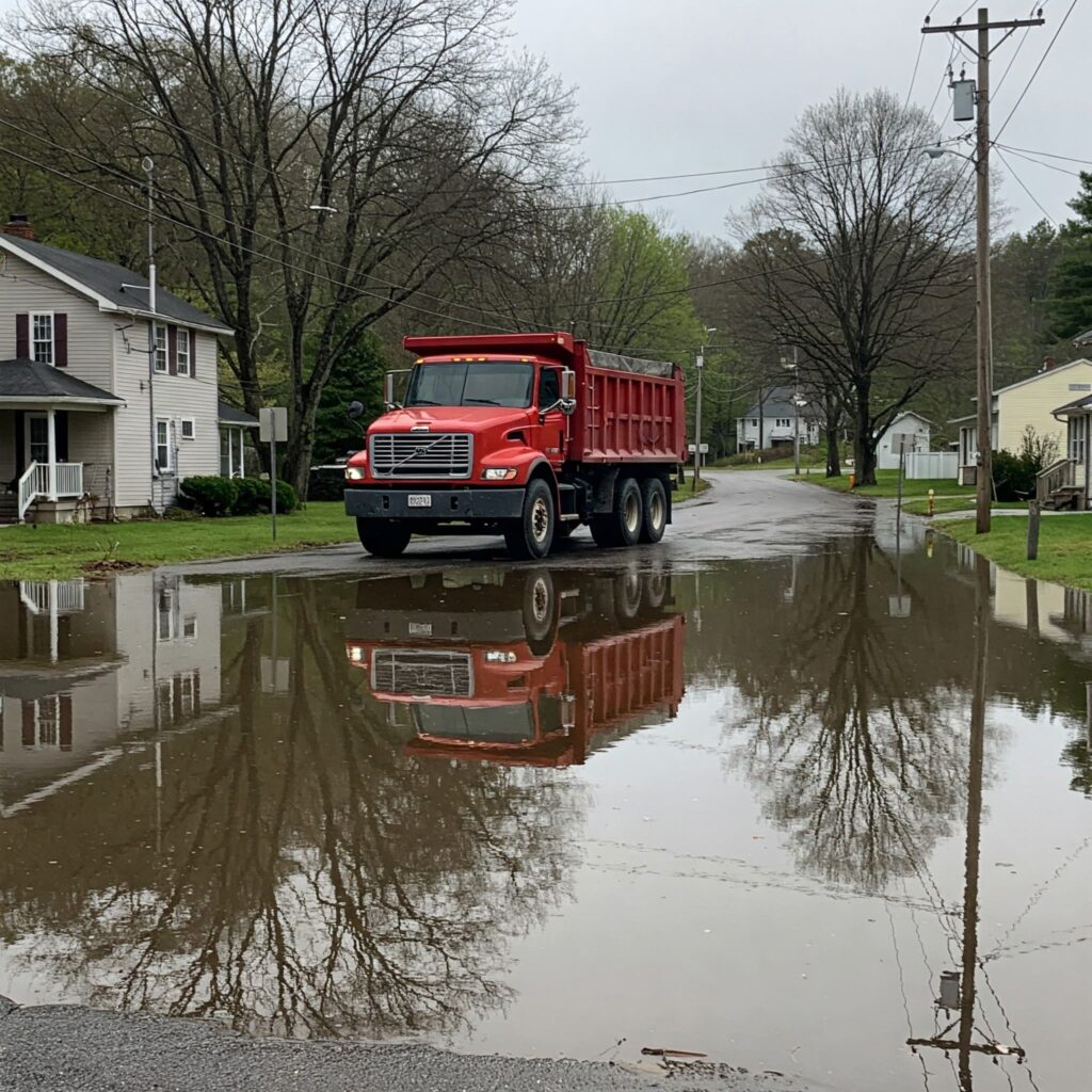 Dump truck fishkill