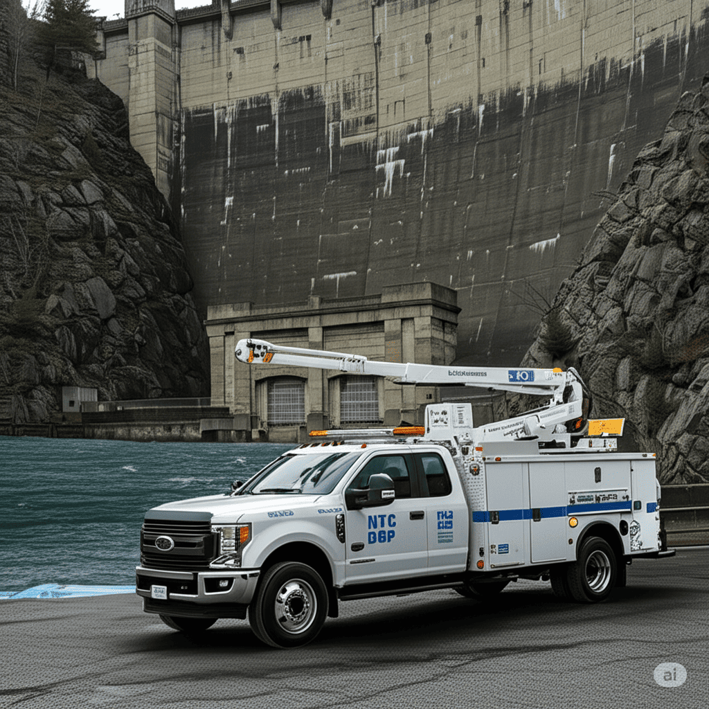 Nycdep truck ashokan reservoir