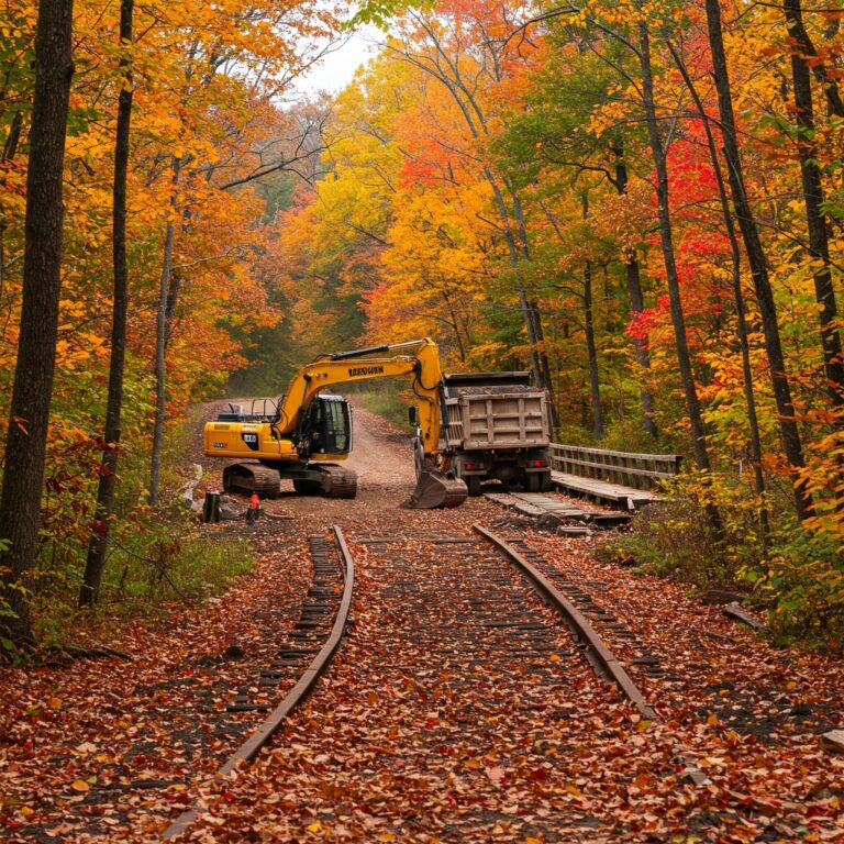 Excavator dump truck